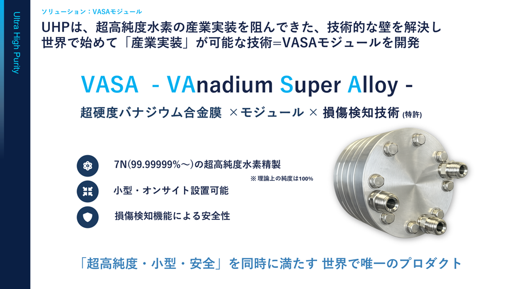 Ultra-High Purityのソリューション VASAモジュール