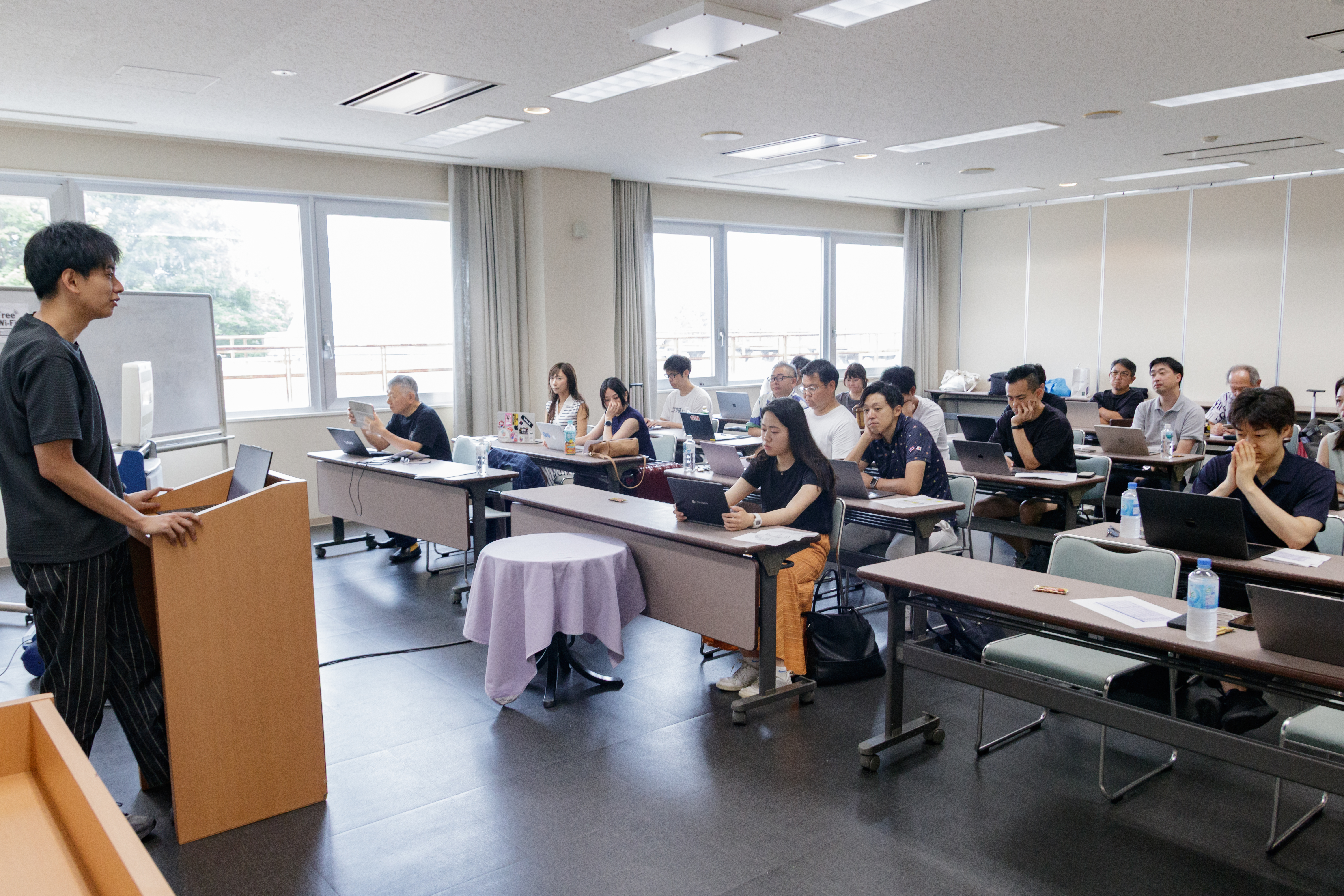 Kipsキャンプ 参加メンバーによる事業プレゼンテーションの様子