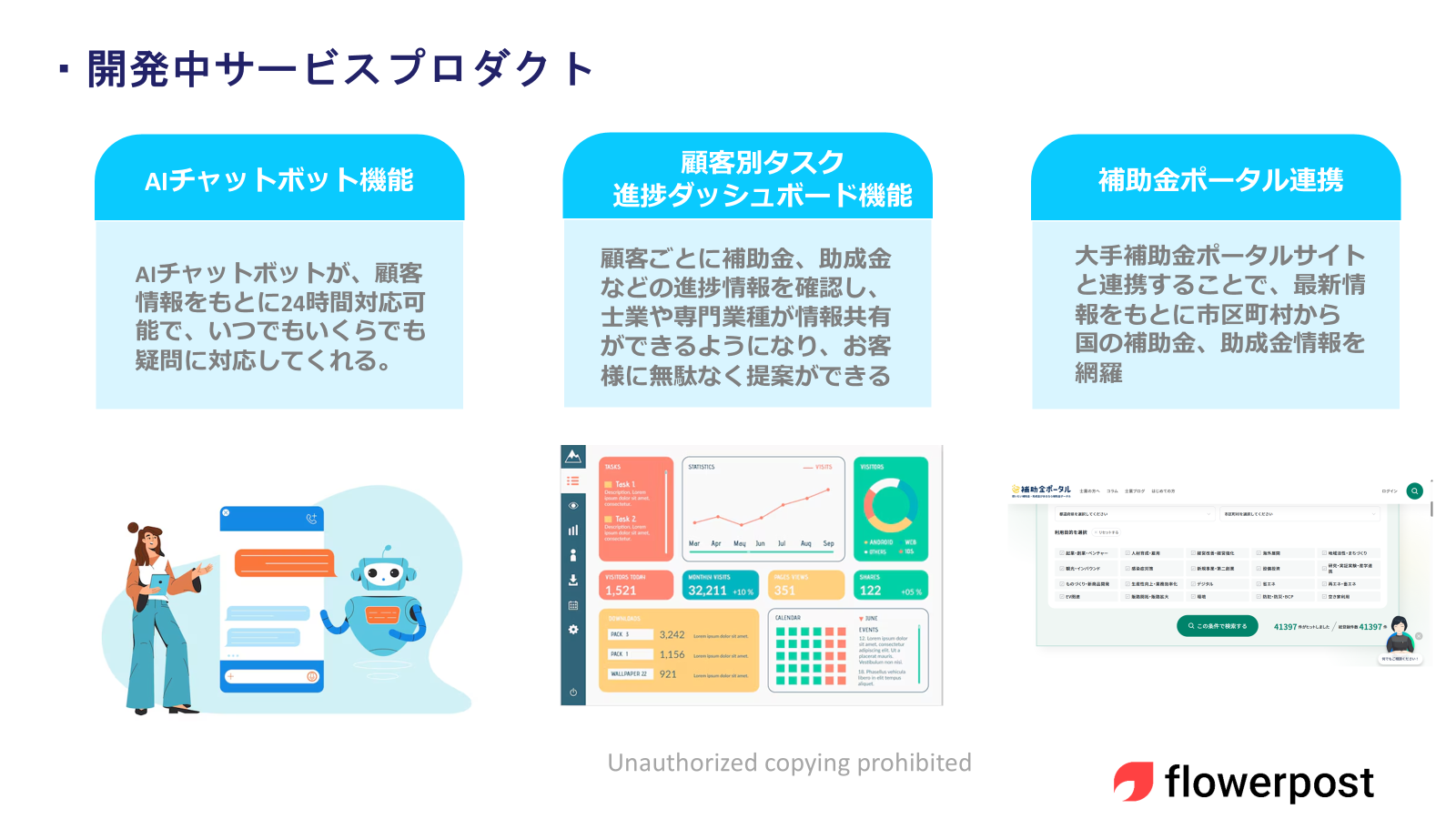 flowerpost開発中サービスプロダクト