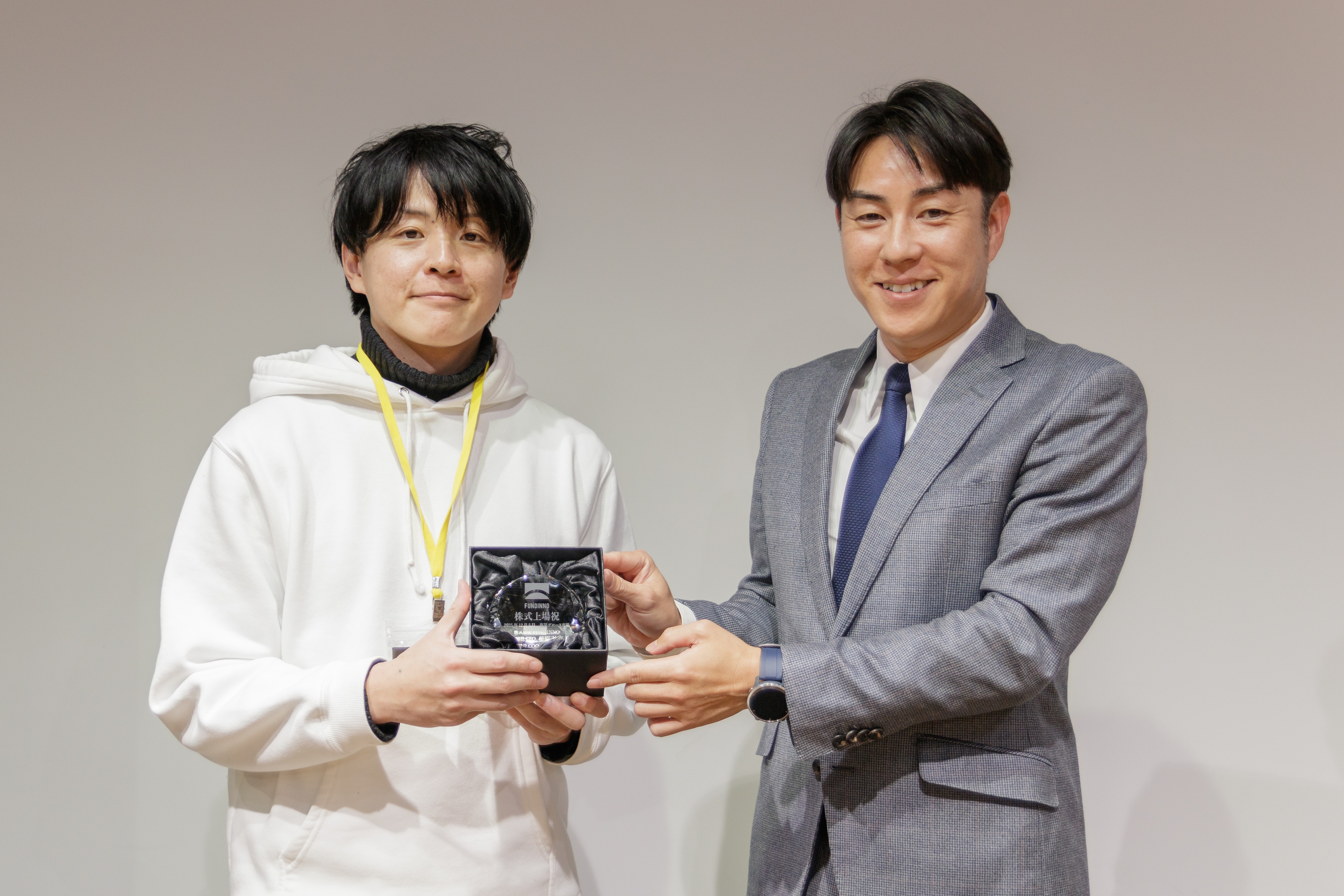 株式会社FUNDINNO　上場表彰